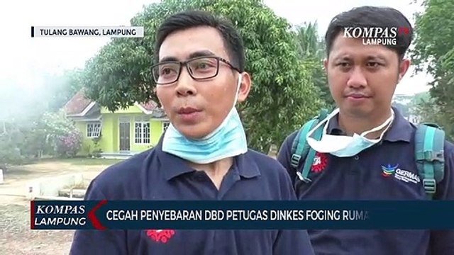 Cegah Penyebaran DBD, Dinkes Lakukan Fogging Rumah Penduduk