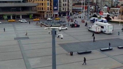 İstanbul’un meydanları boş kaldı