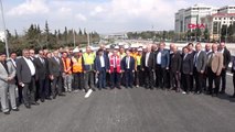 ANTALYA-Dumlupınar Bulvarı katlı kavşağı trafiğe açıldı