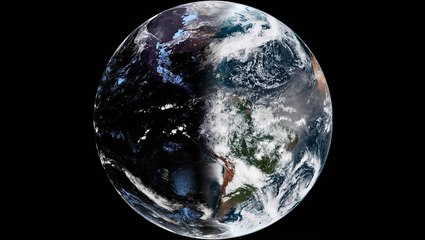 What does an equinox look like from space?