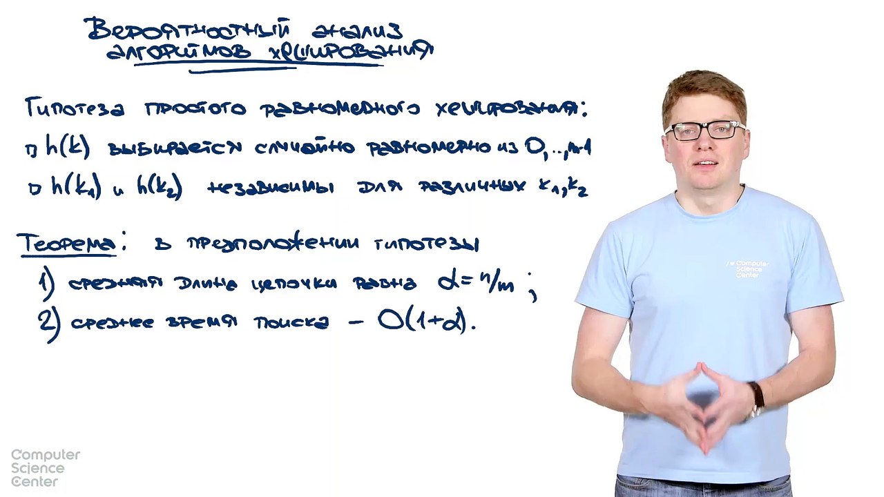 67 - Алгоритмы. Вероятностный анализ алгоритмов хеширования