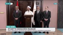 Diyanet İşleri Başkanı Erbaş: Cami ve mescitlerde cemaatle namaza ara veridi