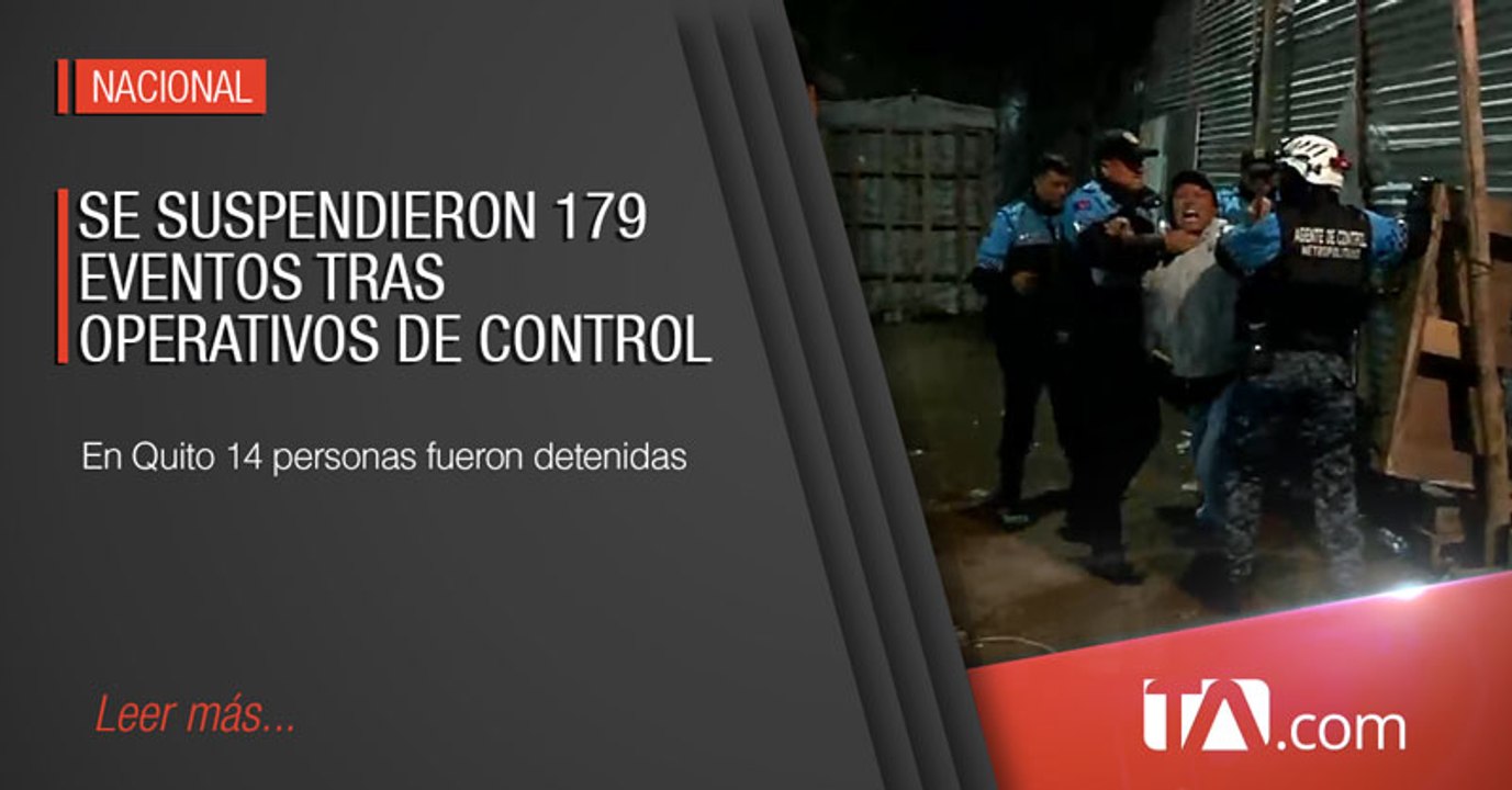 Intendencias de Policía realizaron en el país 405 operativos de control