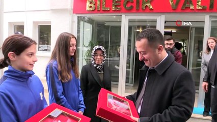 Kutsal emanetler Bilecik’ten geçti