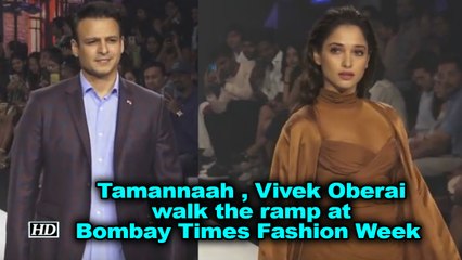 Tamannaah Bhatia, Vivek Oberai walk the ramp at Bombay Times Fashion Week