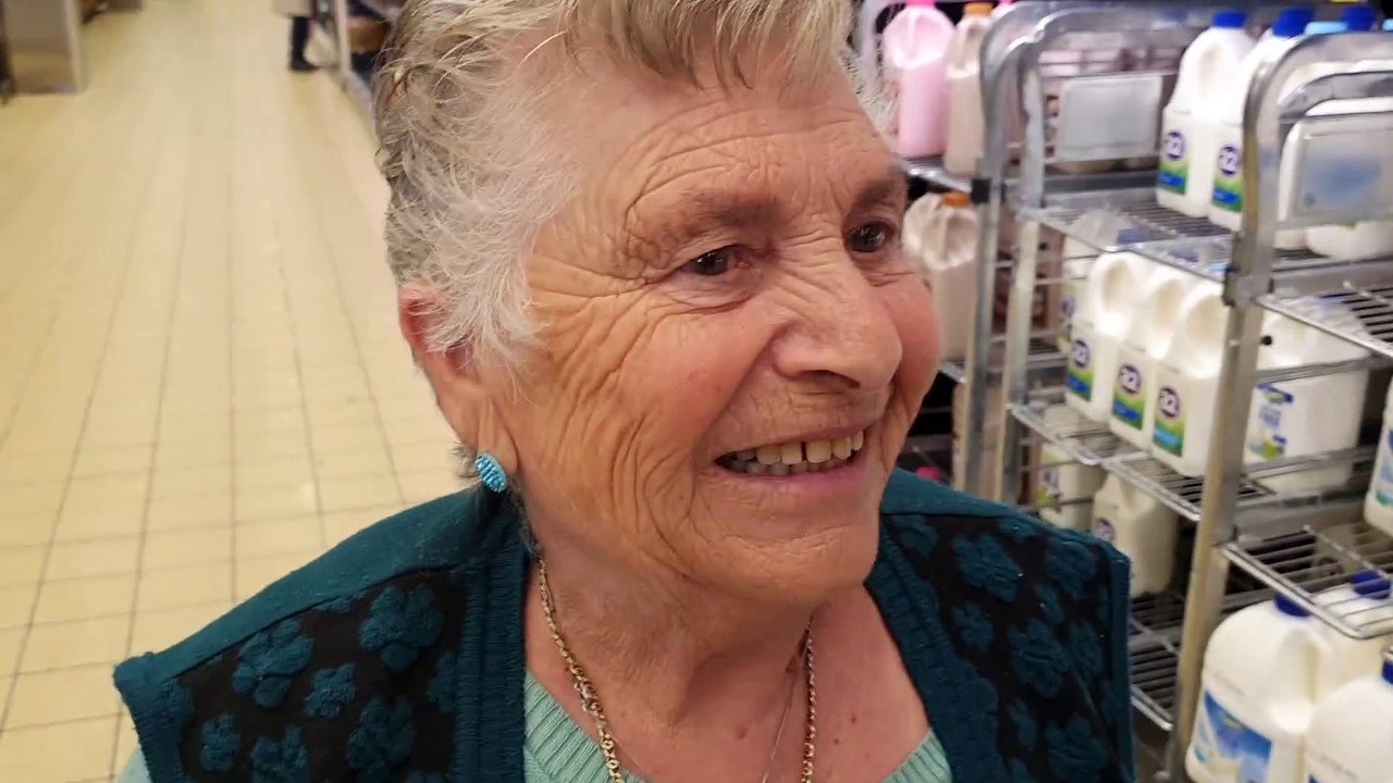 Nonna Not Impressed With Empty Shelves