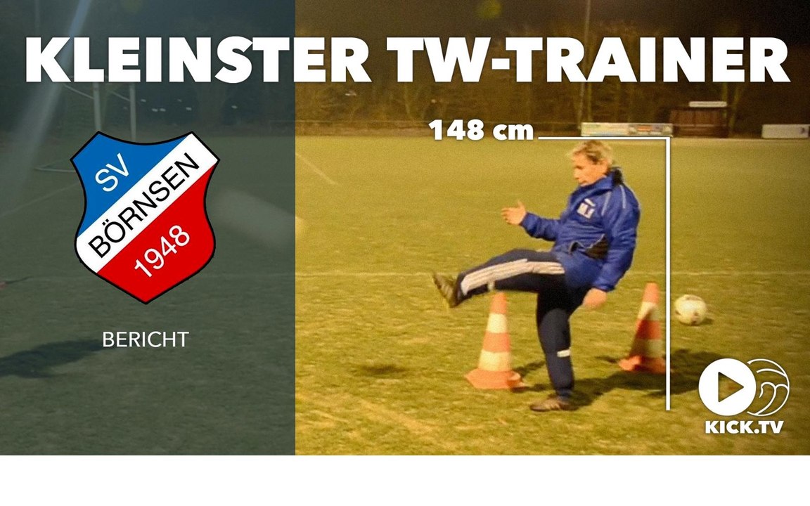 Ein Zwerg unter Riesen: Deutschlands kleinster Torwarttrainer ist 1,48 Meter groß