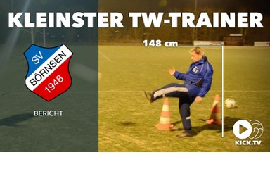Ein Gigant mit 1,48 Meter: Deutschlands kleinster Torwarttrainer stellt sich vor