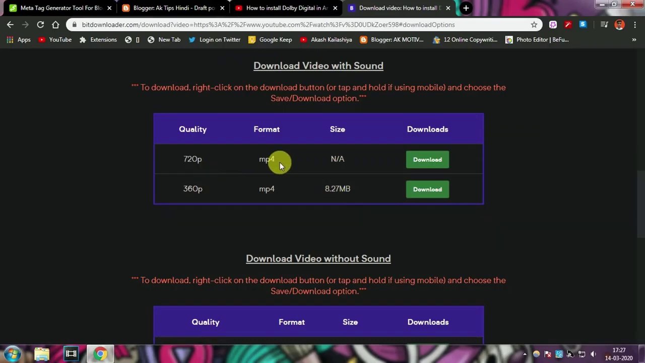 How to download youtube videos in computer_youtube video download in computer_youtube video download(720P_HD)