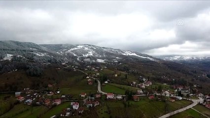 Düzce'de yüksek kesimler beyaza büründü - DÜZCE