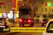 Estado de emergencia: militares salen a las calles de la ciudad y bloquean avenidas