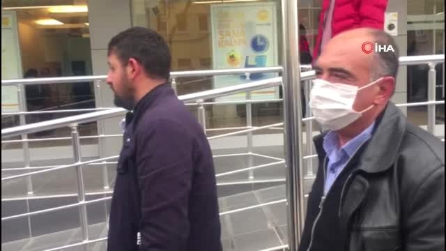 Tedbir olarak müşteriler tek tek alınınca banka önlerinde kuyruklar oluştu