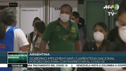 Gobierno argentino analiza ordenar cuarentena de 10 días por Covid-19