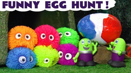 Funny Funlings Funny Surprise Eggs Hunt with Marvel Avengers Hulk and DC Comics Joker Family Friendly Full Episode Toy Story English Story for Kids from a Family Channel