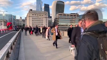 Londra'da toplu taşıma oranı azaldı