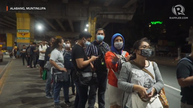 Commuters struggle to return home as Luzon lockdown begins