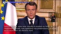 Emmanuel Macron annonce le report du second tour des élections municipales