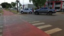 Veículos se envolvem em colisão na cruzamento da Rua Manaus com Avenida Barão do Rio Branco