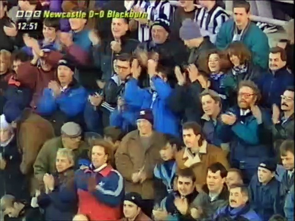 Newcastle Utd v Blackburn R FA Cup 3rd Round 08-01-1995