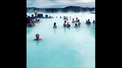 Blue Lagoon, spa naturel magnifique en Islande. Le rêve