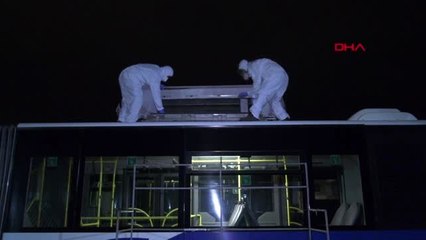 ANKARA Başkentte taksi ve dolmuşlar dezenfekte ediliyor