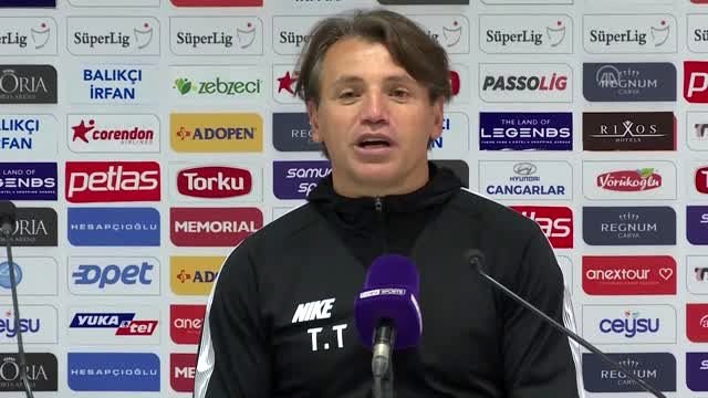 Fraport TAV Antalyaspor - Demir Grup Sivasspor maçının ardından - Tamer Tuna