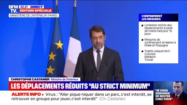 Christophe Castaner: Un consensus existe sur la nécessité de reporter le second tour des élections municipales