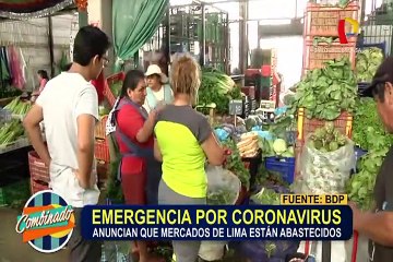 Emergencia por coronavirus: Minagri afirma que no hay desabastecimiento en Lima