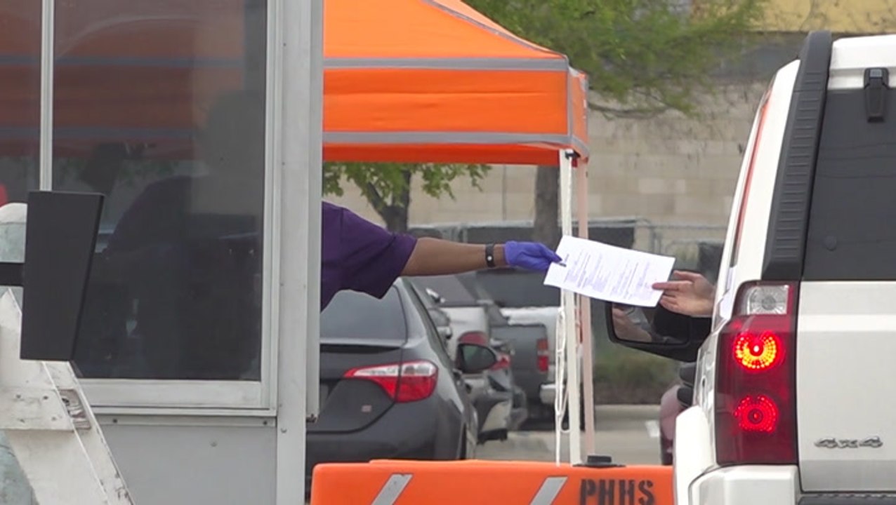 Drive-through testing comes to Dallas