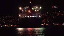 Liberya bandrollü Kargo gemisi İstanbul boğazında arıza yaptı