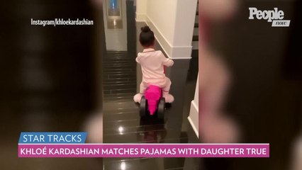 Khloé Kardashian Poses in Matching Pajamas with Daughter True, 23 Months, Says 'I Love You'