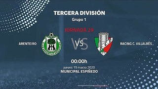 Previa partido entre Arenteiro y Racing C. Villalbés Jornada 29 Tercera División