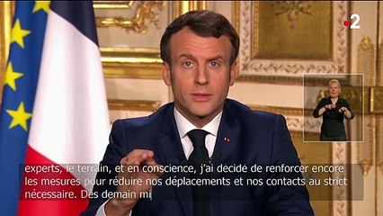 Coronavirus : Emmanuel Macron annonce une série de mesures