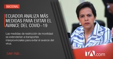 Ministra María Paula Romo analiza más restricciones a la movilidad