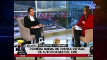 Ministra de Gobierno anunció nuevas propuestas para el COE referente a el transporte y movilidad