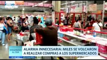 Domingo al Día: Miles realizaron compras masivas e innecesarias en supermercados