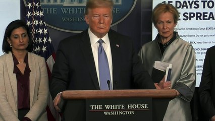 Trump: pandemia sin control, posible recesión y es "innecesario" posponer primarias