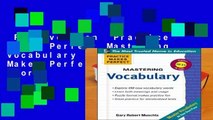 Full version  Practice Makes Perfect Mastering Vocabulary (Practice Makes Perfect Series)  For