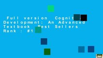 Full version  Cognitive Development: An Advanced Textbook  Best Sellers Rank : #1