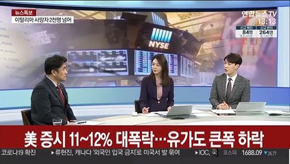 [뉴스특보] 기준금리 사상 첫 0%대 진입…美 증시 또 대폭락