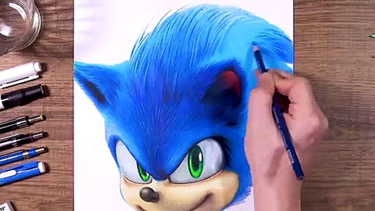 Drawing Sonic the Hedgehog - drawholic(2) - video Dailymotion