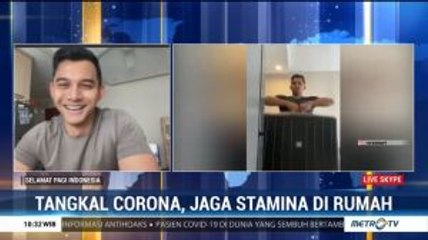Tangkal Corona, Olahraga dengan Alat Seadanya di Rumah