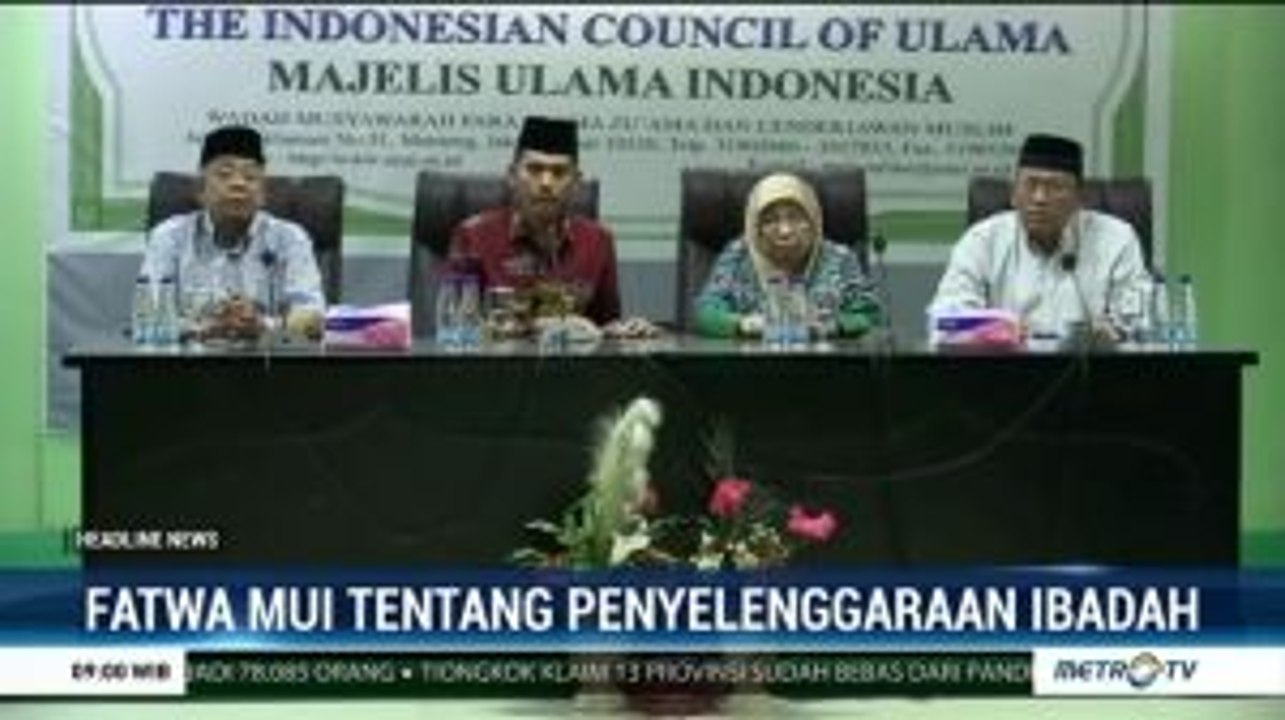 MUI Keluarkan Fatwa Tentang Penyelenggaraan Ibadah di Tengah Pandemi Covid-19