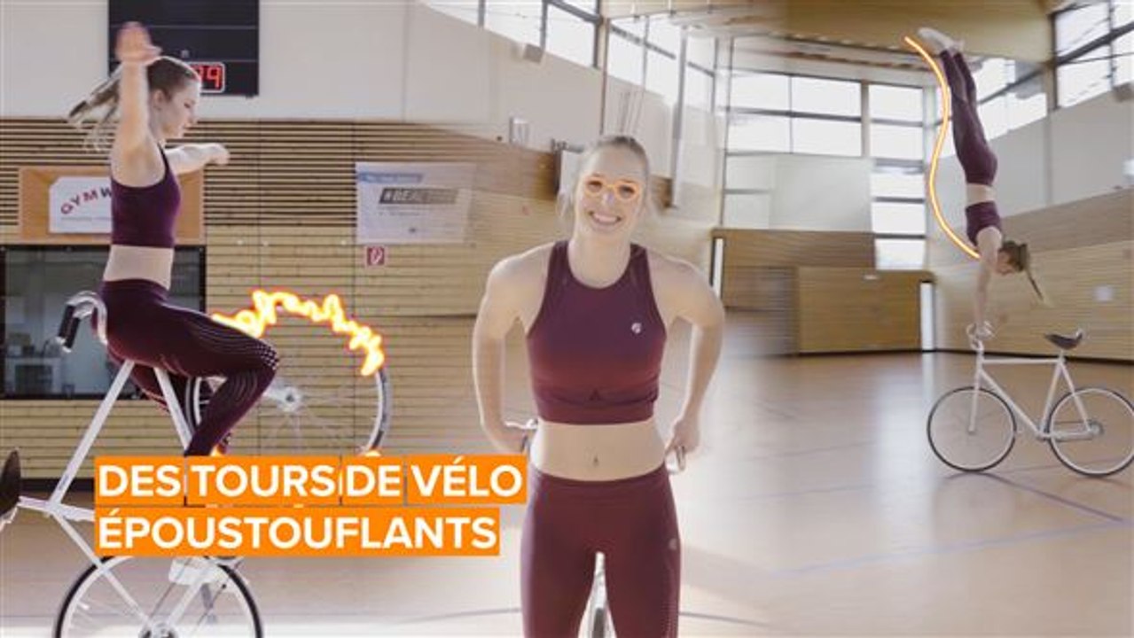 Cyclisme artistique : vous n'avez jamais fait de vélo comme ça