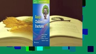 [Read] Rang's Children's Fractures  Review