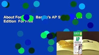 About For Books  Barron's AP Statistics, 9th Edition  For Free