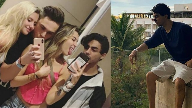 Shah Rukh Khan के Son Aryan Khan का Goatee Look Viral मूंछों में आर्यन खान का लुक उड़ा देगा आपके होश