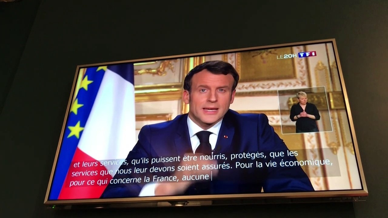 Macron: Frankreich "im Krieg" gegen Coronavirus