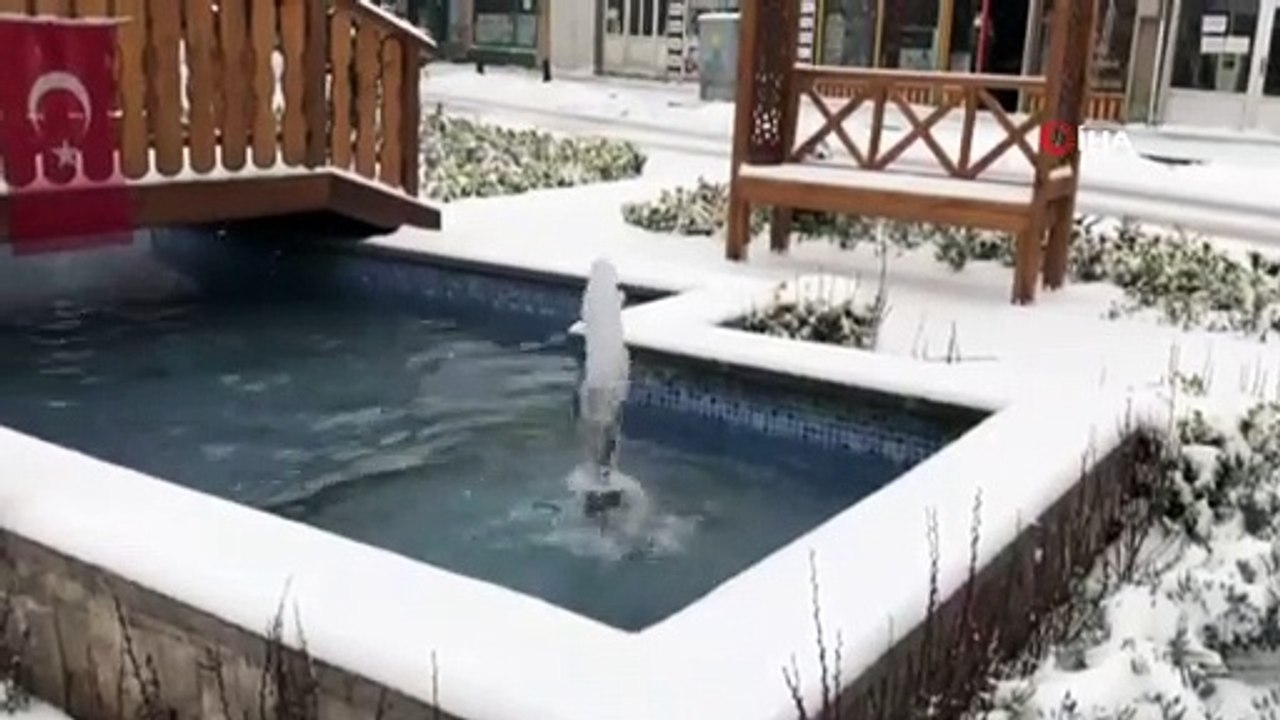 Nevşehir’ Mart Ayında Beyaza Büründü
