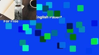 Full version  The English Patient  For Free